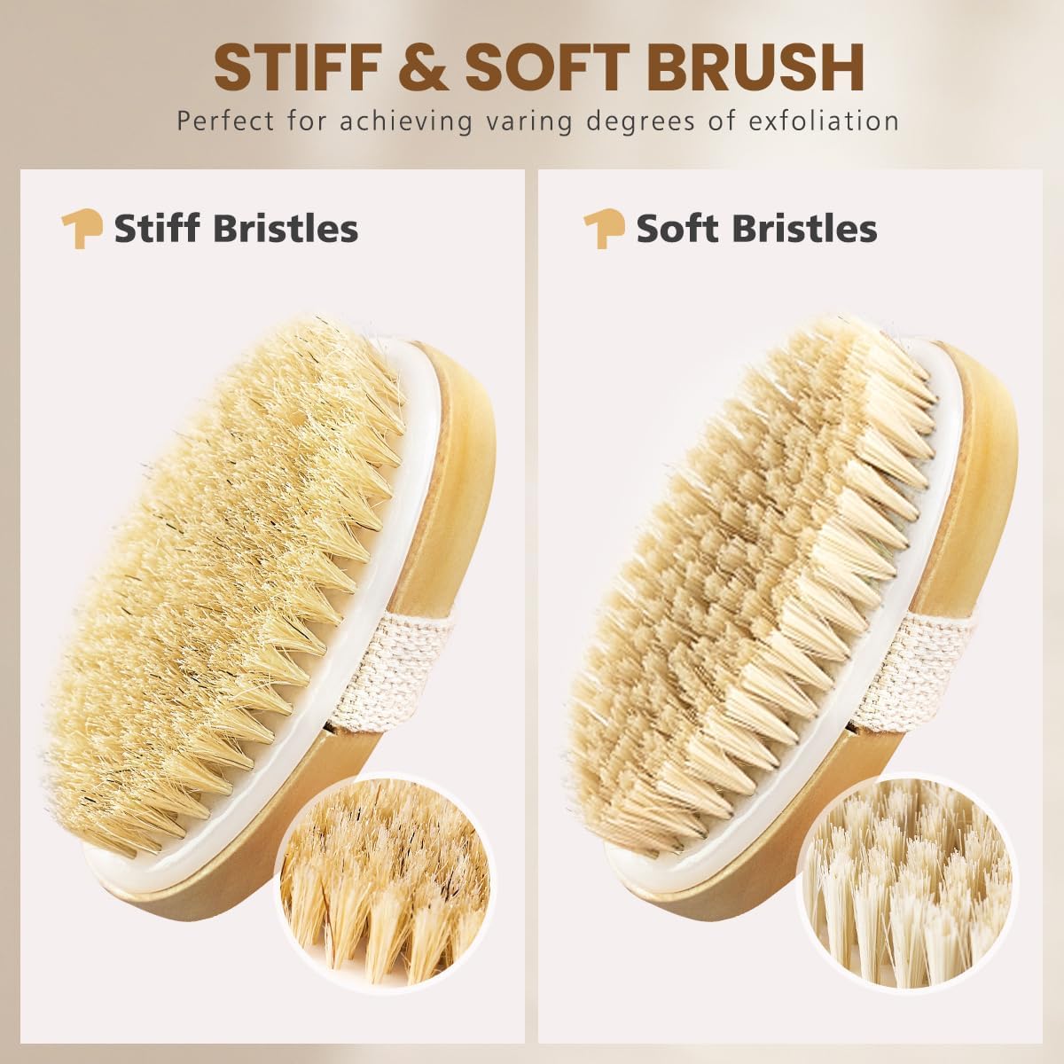 POPCHOSE brosse-massage-bien-etre: massage stimulant après la douche pour une sensation revitalisante