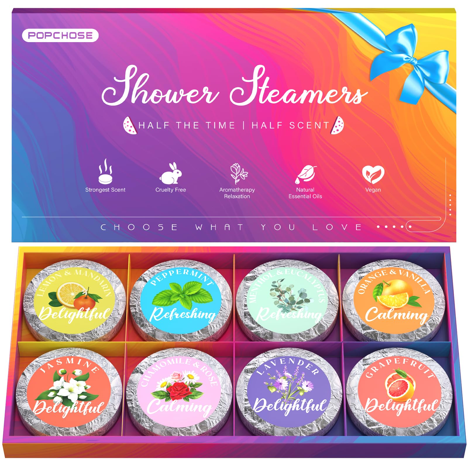 POPCHOSE kit spa maison avec 8 tablettes
