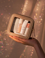 Popvibe Pochette mini transparente, visibilité immédiate pour baume à lèvres et câbles.
