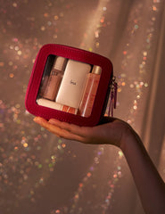 Popvibe sac maquillage transparent mini, section transparente pour repérage rapide.