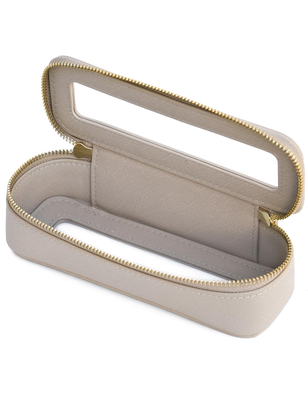 Popvibe sac maquillage transparent avec panneau clair pour un accès rapide.
