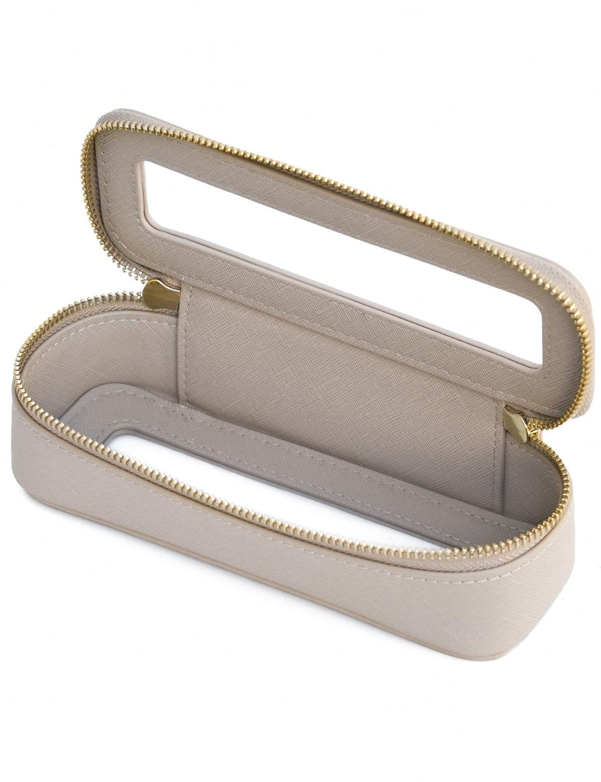 Popvibe sac maquillage transparent avec panneau clair pour un accès rapide.