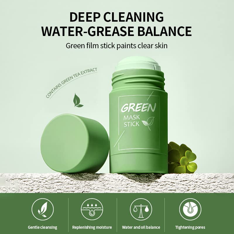 Porcolle masque-baton-the-vert-application-rapide: utilisation simple en 10 minutes.