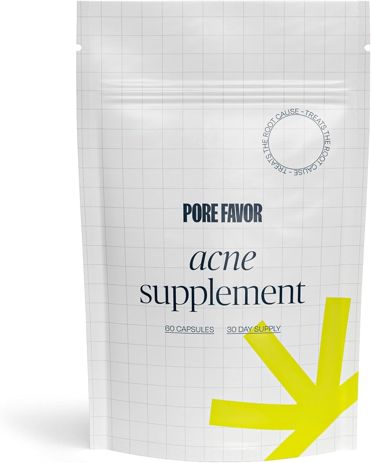 Pore Favor - Bouteille Skin Support, soutien quotidien pour peau équilibrée et lumineuse.