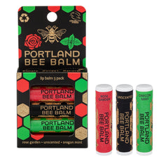 Portland Bee Balm baume lèvres tube inodore, hydratation douce et naturelle.