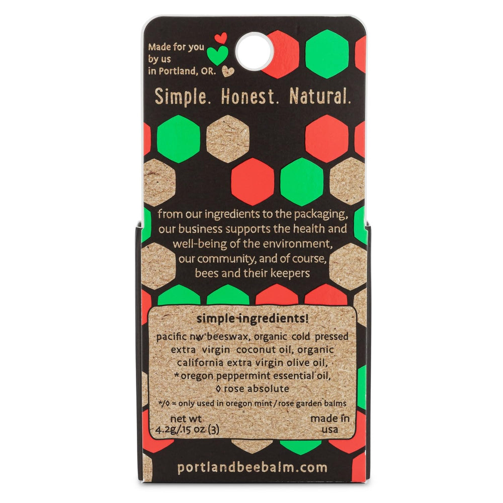 Portland Bee Balm menthe Oregon tube, parfum léger et rafraîchissant.