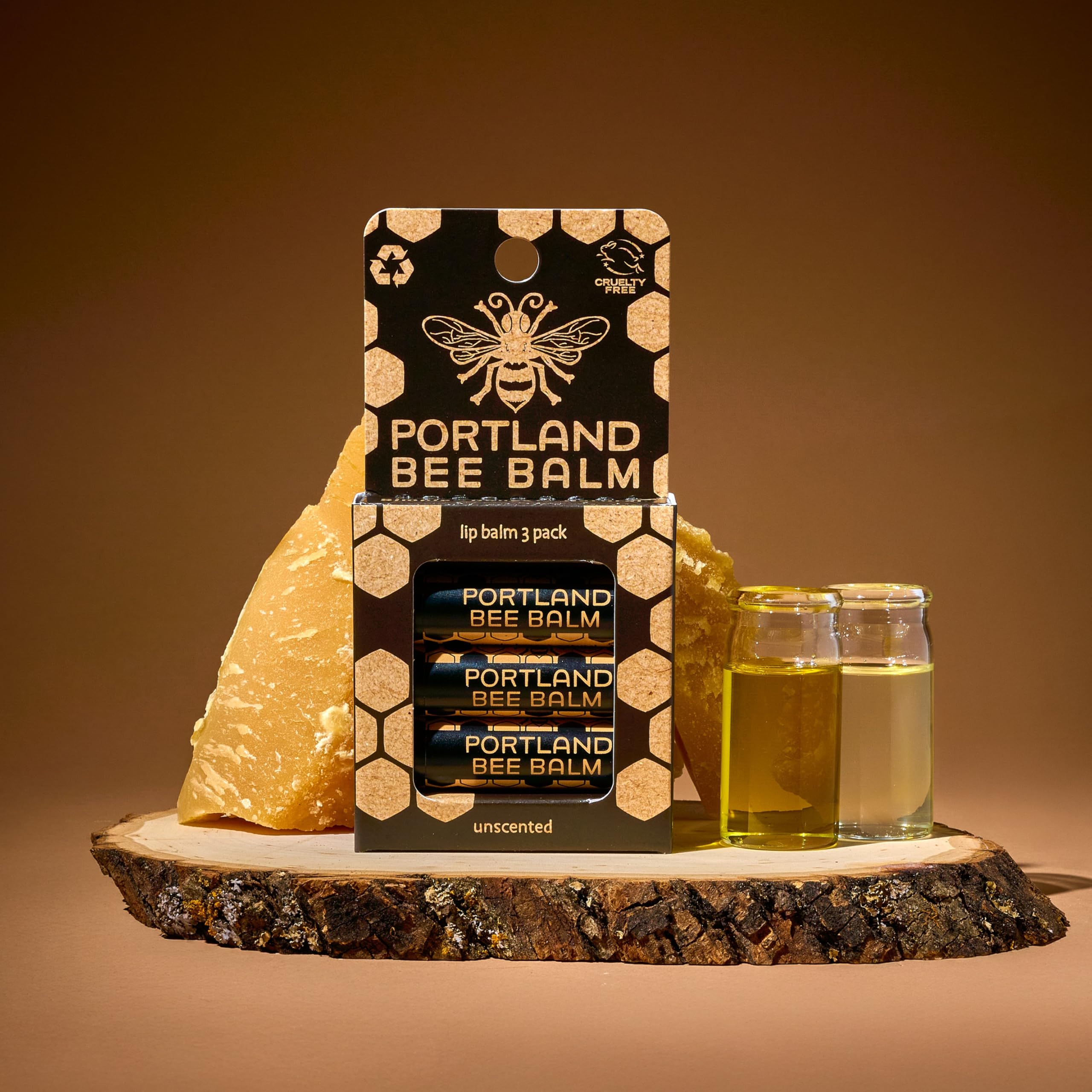 Portland Bee Balm emballage-eco : engagement environnemental et plastique neutre.
