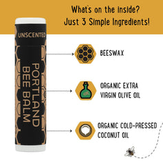 Portland Bee Balm ingrédients-naturels : formulation simple et efficace.