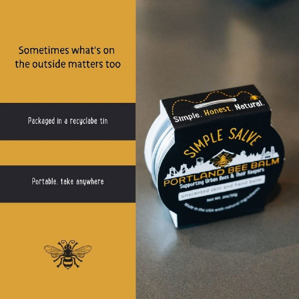Formule pure du Portland Bee Balm Simple Salve pour une peau saine