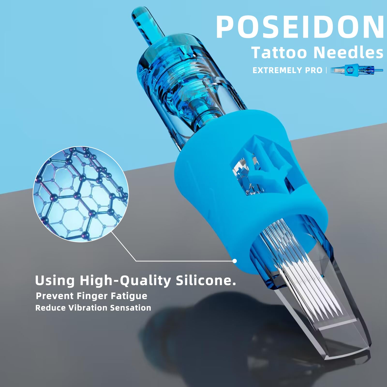 Poseidon aiguilles-tatouage-1207rm-1209rm adaptées aux motifs variés