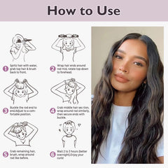 Posicurly foulard satin coiffure protège et améliore la douceur des cheveux