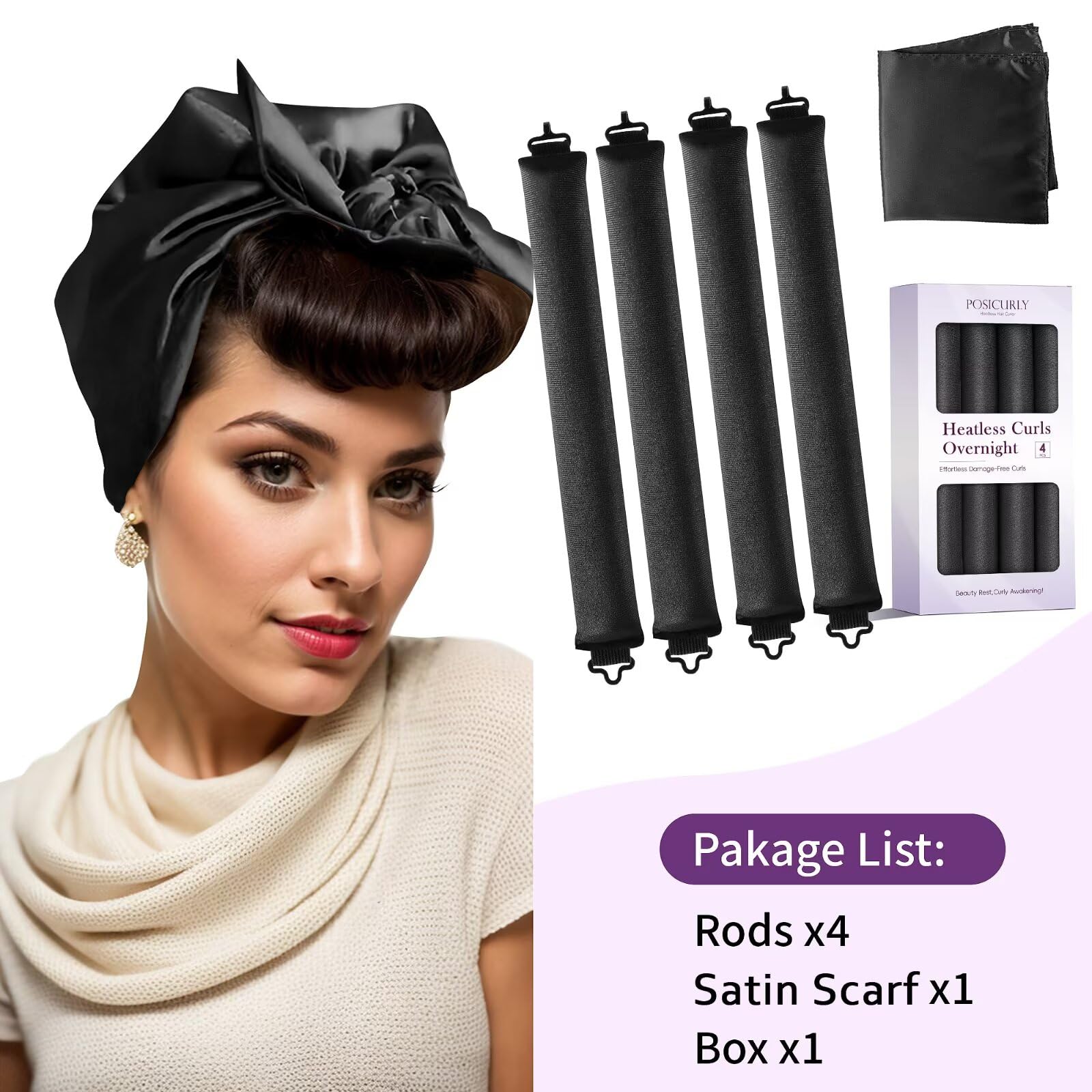 Posicurly kit cadeau sublime pour une routine soin sans chaleur