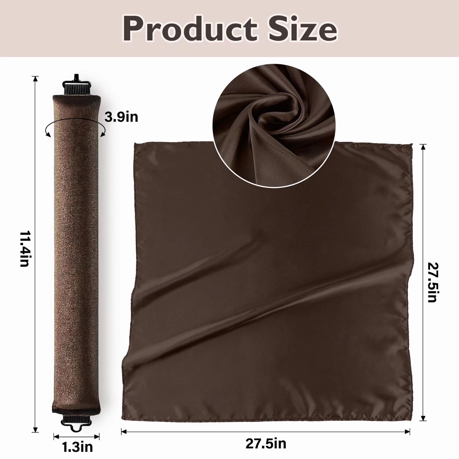 Posicurly rouleaux volume 3,9 pouces pour boucles volumineuses au réveil