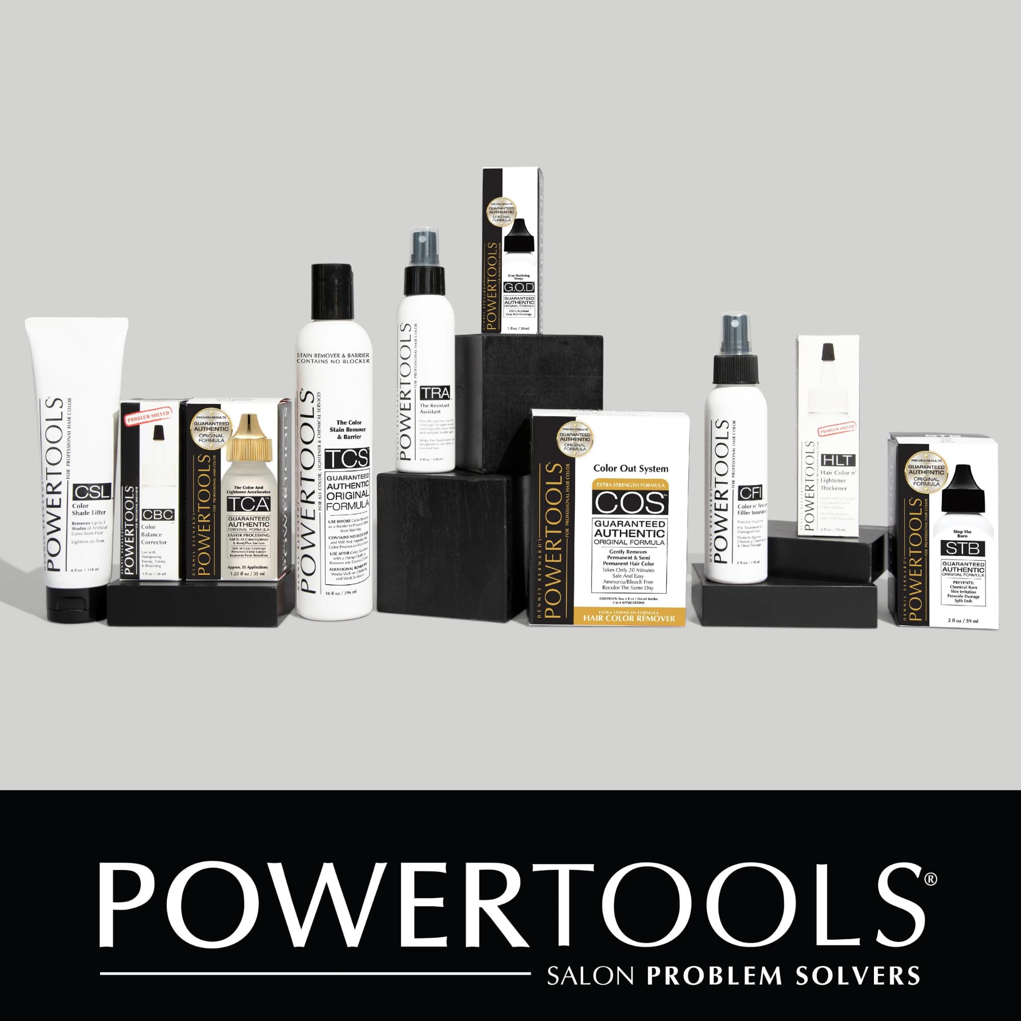 POWERTOOLS Gouttes, alternative légère aux teintures pour une brillance discrète.