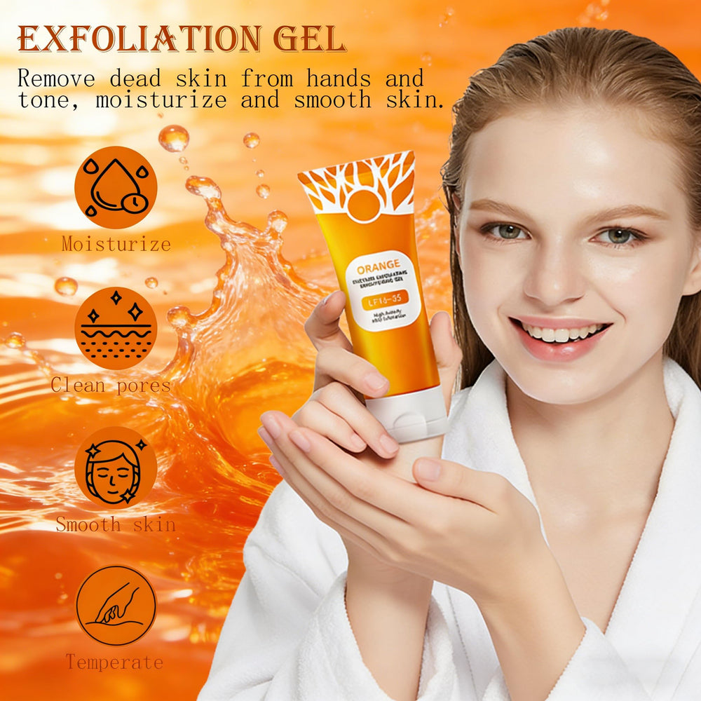 POYICGS gel exfoliant orange – adapté aux peaux sensibles