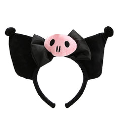 POYIPI bandeau oreilles peluche, accessoire cosplay confortable et adorable pour Halloween.