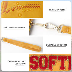 Poignée pratique sur sac softball PPeen pour le transport facilité.