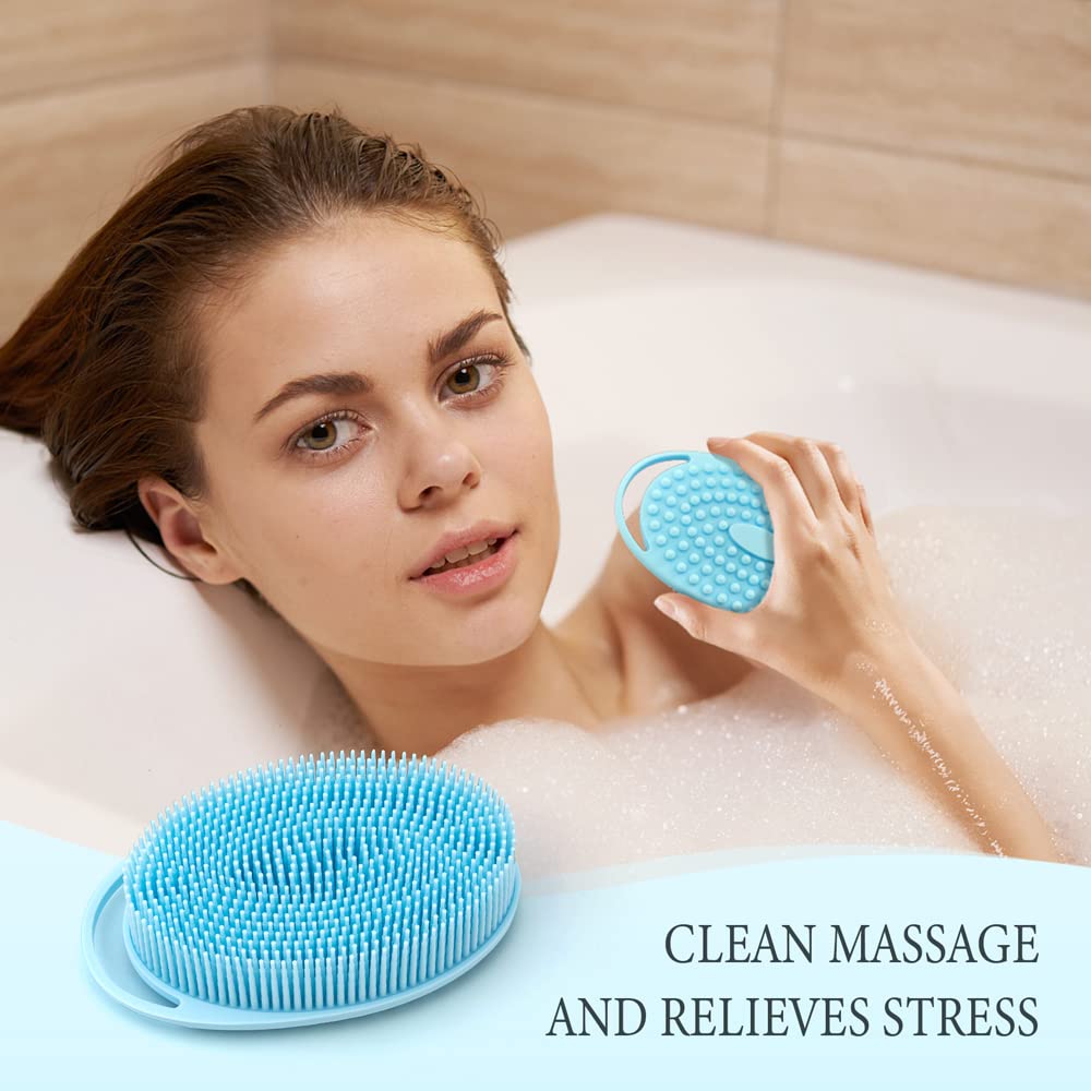 PQRUU brosse silicone hygiène non absorbante – réduit les bactéries et propreté durable