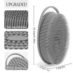 PQRUU brosse silicone massage corps – stimule la circulation et la peau