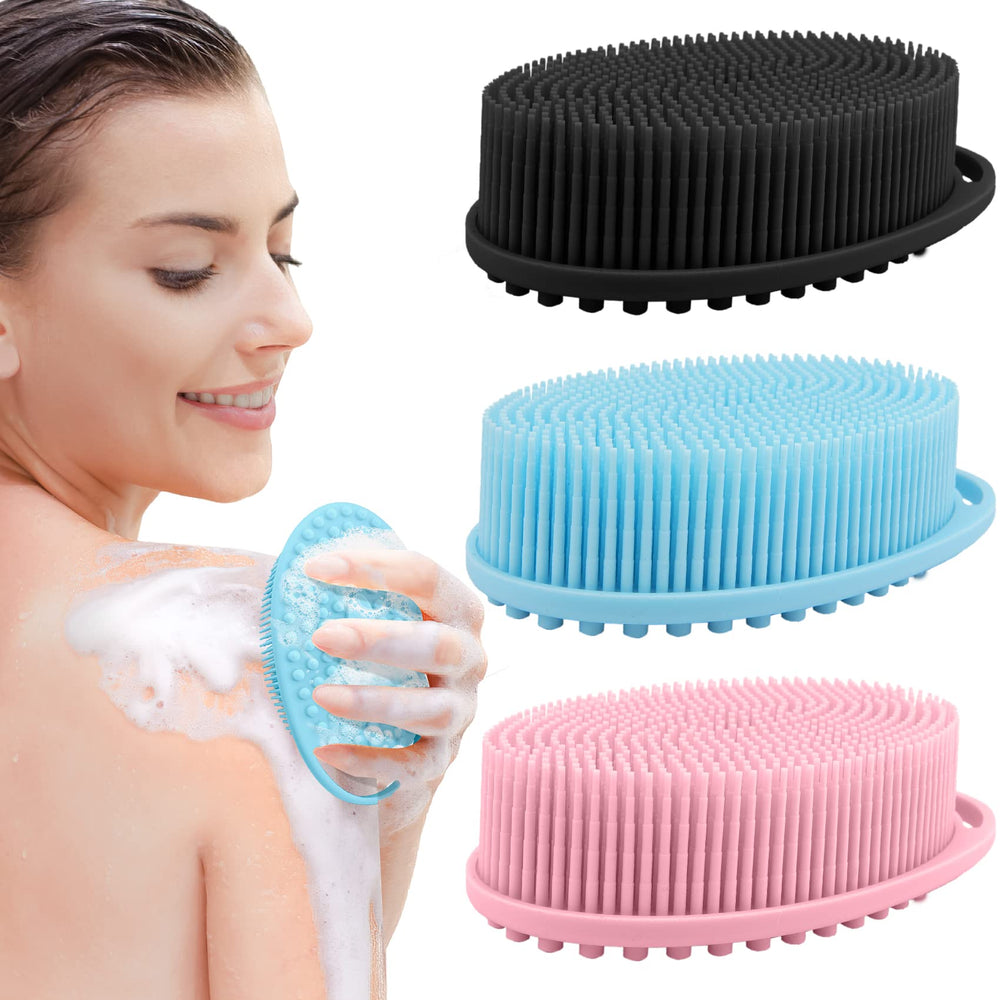 Gant douche silicone PQRUU, pratique et hygiénique.