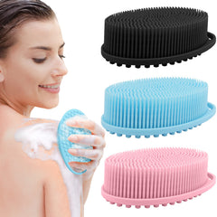 Gant douche silicone PQRUU, pratique et hygiénique.