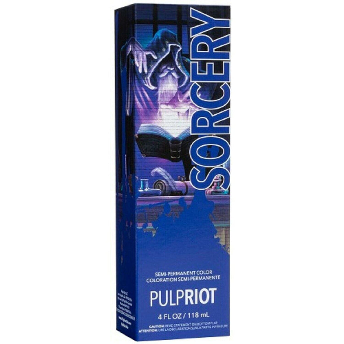 P.R. Pulp Riot Sorcery, flacon couleur vive et tenue prolongée.