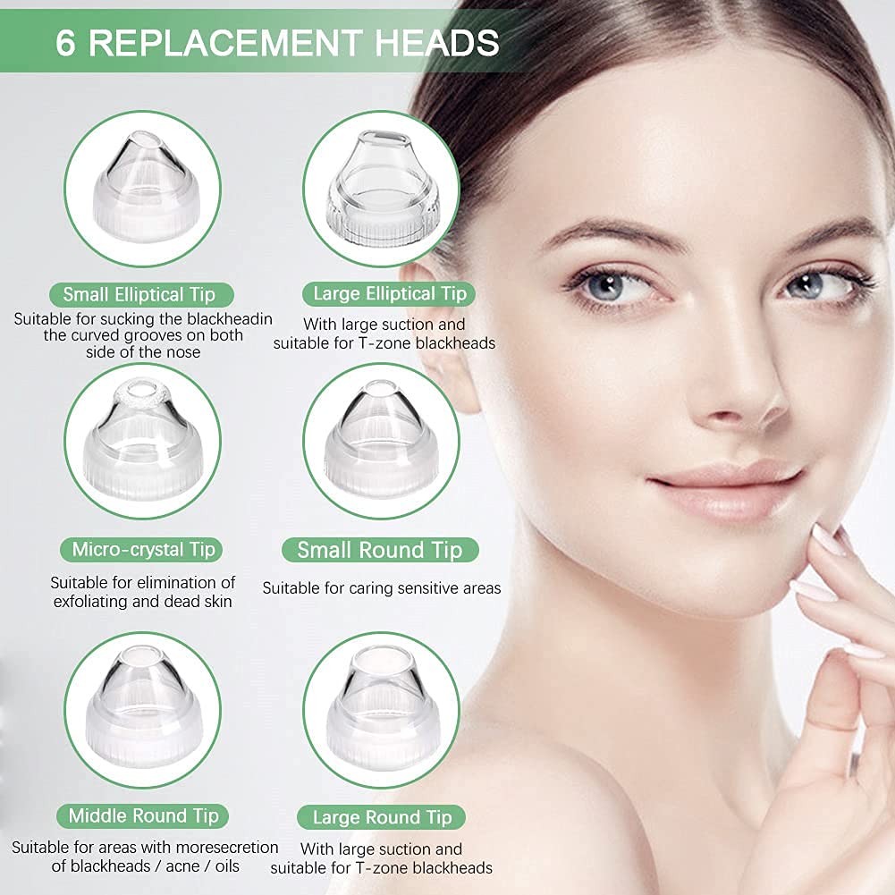 Prabensei kit 6 têtes remplaçables pour divers pores.