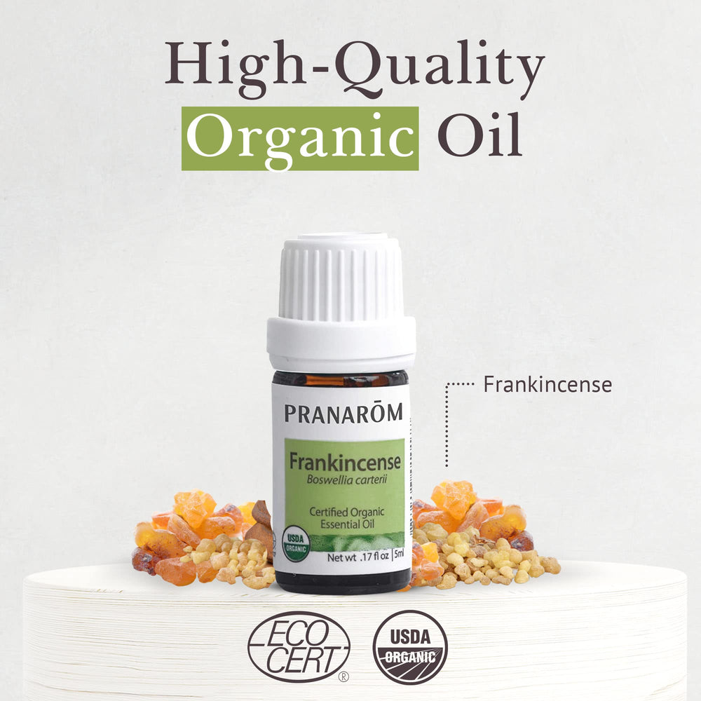 Soin peau Pranarom encens, routine simple pour une peau lisse et lumineuse.
