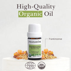 Soin peau Pranarom encens, routine simple pour une peau lisse et lumineuse.
