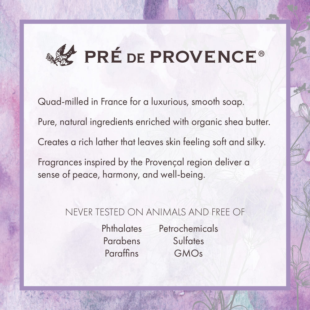 pre de provence savon 150 g, option pratique pour les voyages.