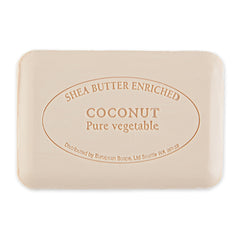 Savon Pré de Provence quadri-moulé, texture lisse et durable.