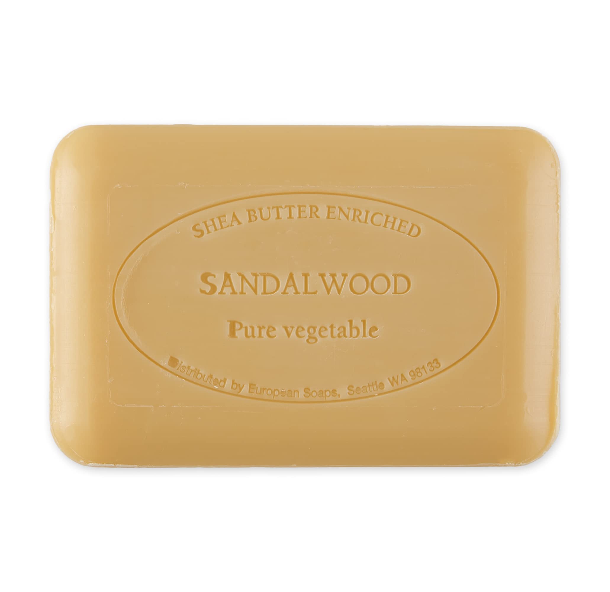 Pre de Provence savon artisanal santal tranche prêt pour douche rapide et frais
