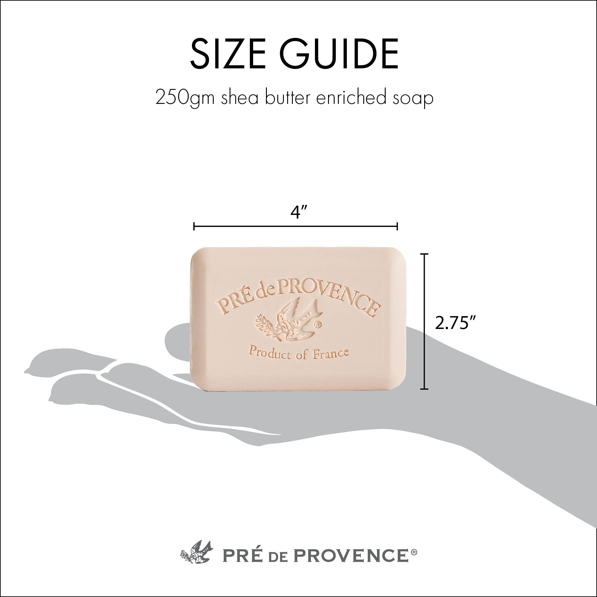 Savon Pre de Provence format 250 g, usage luxe pour bain et mains