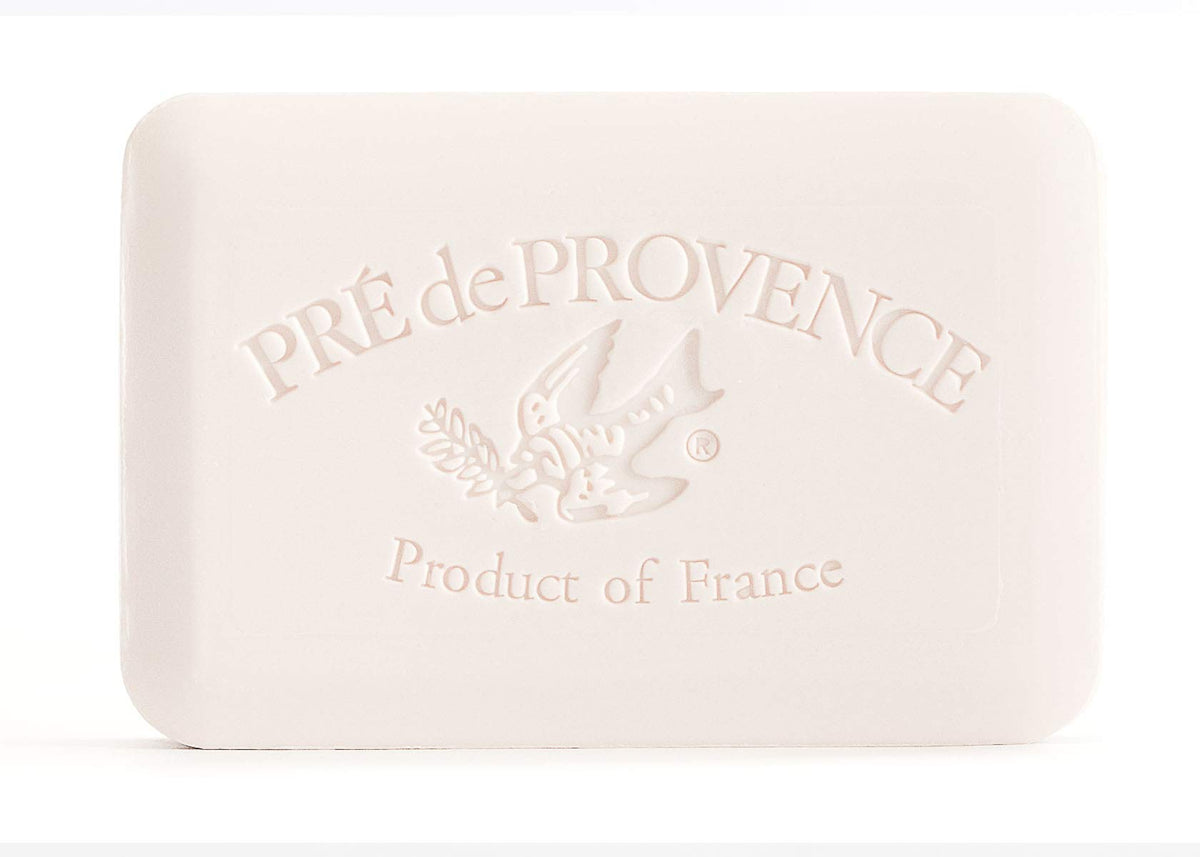 Savon lait Pre de Provence, pack de 3, hydratant et parfumé pour une peau douce.