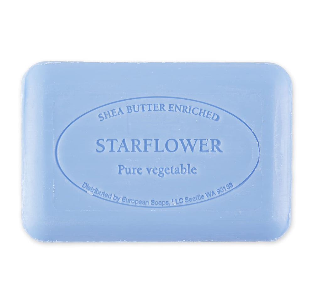 Savon Starflower Pre de Provence quadri-moulé 150 g nettoyage doux