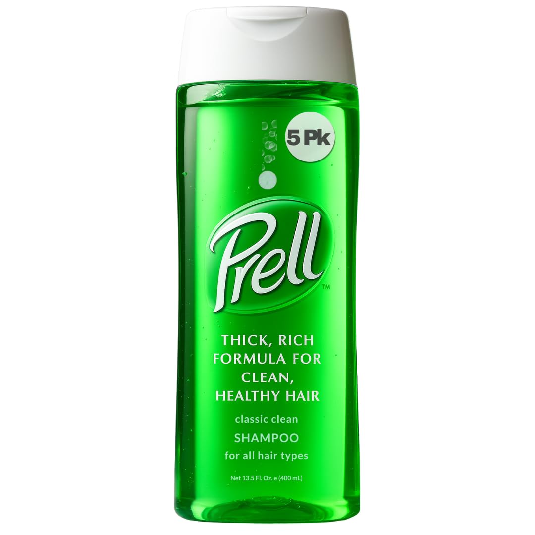 Prell Shampoing Original Vert – bouteille éclatante pour nettoyage en profondeur des cheveux