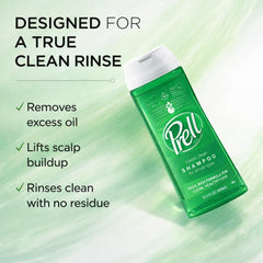 Prell Shampoing Original Vert – prêt pour la douche, lavage quotidien.