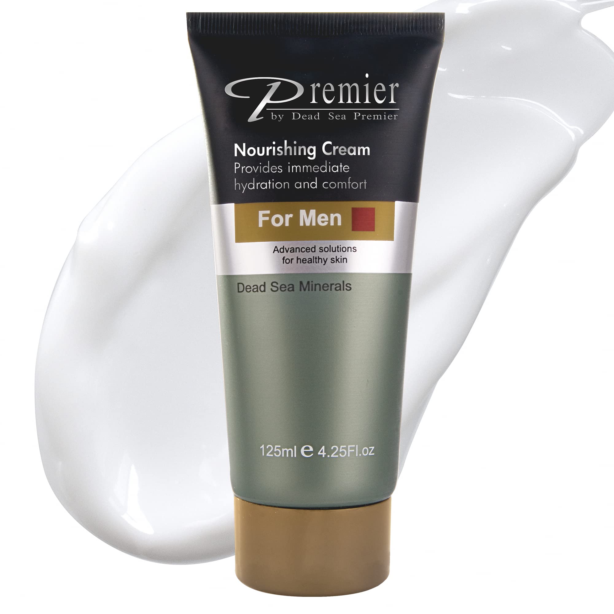 Premier Creme Nourrissante Homme Mer Morte - bouteille élégante et hydratante