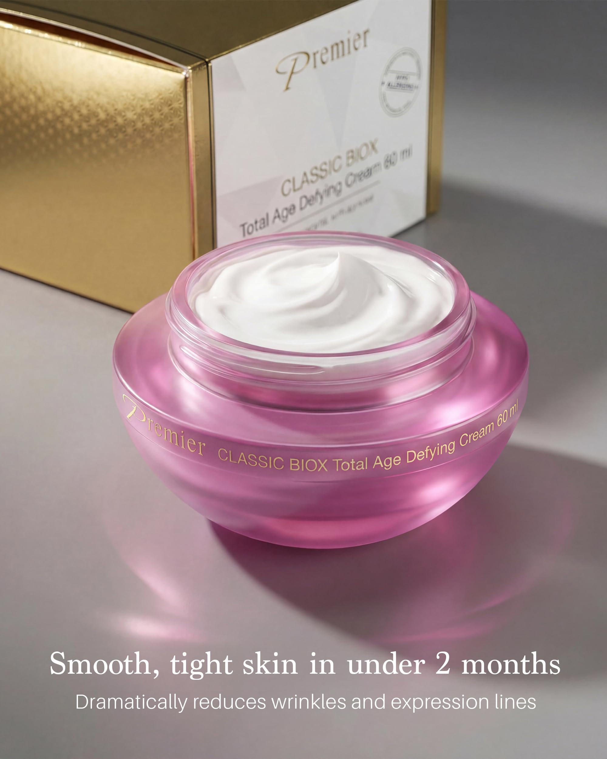 Premier Dead Sea BIOX crème visage en pot pour texture onctueuse et douceur