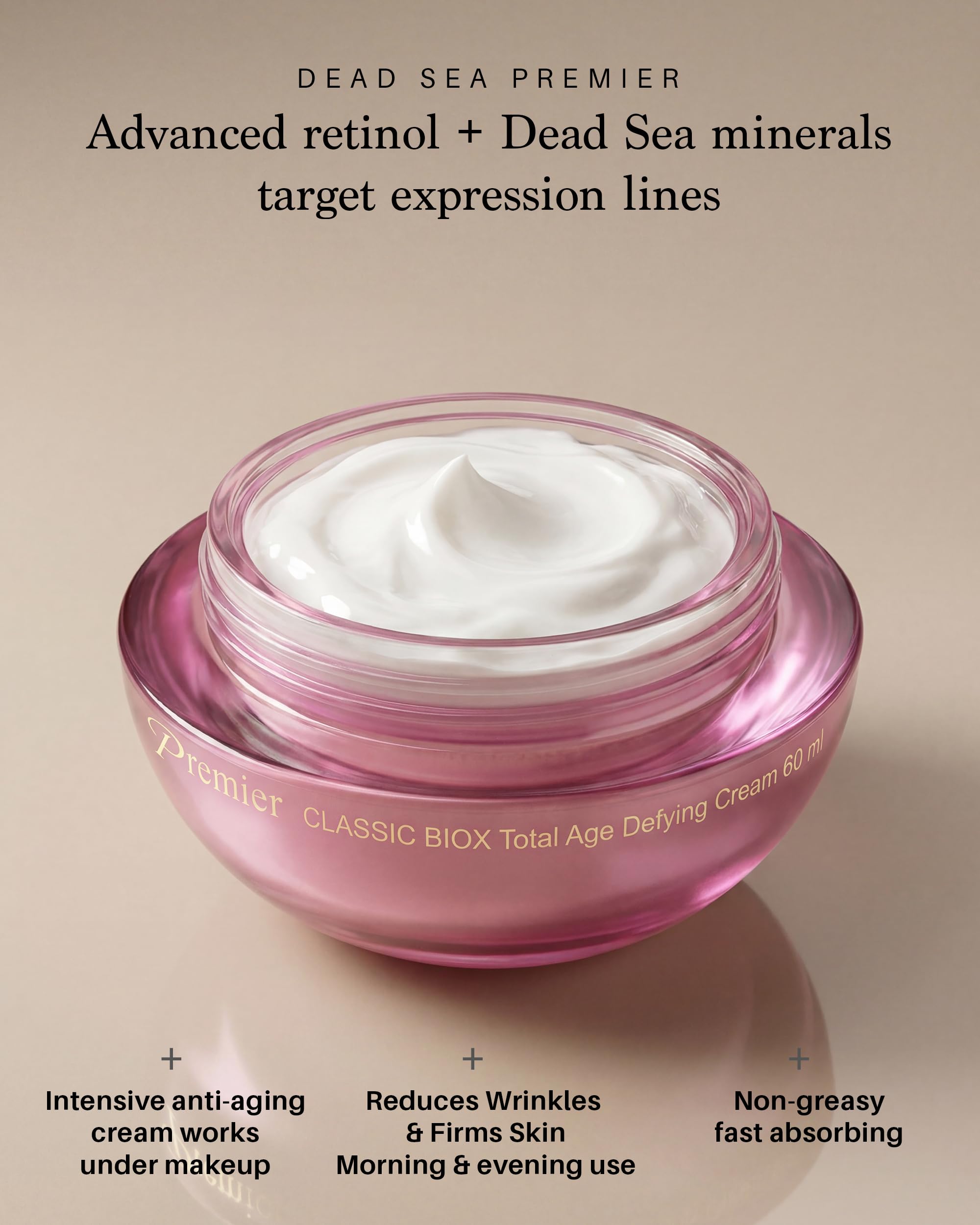 Premier Dead Sea BIOX technologie liposome pour hydratation ciblée