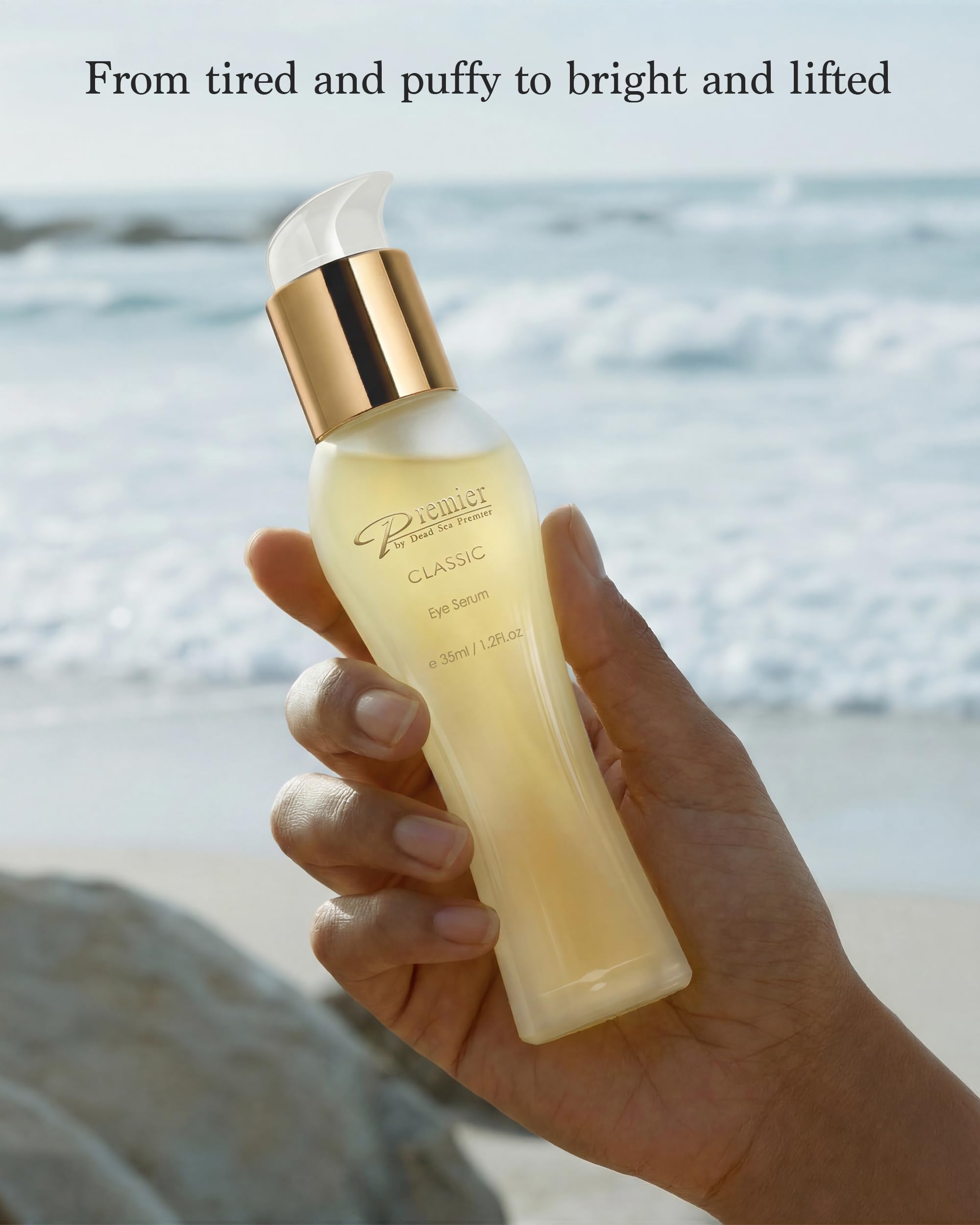 Premier Dead Sea – sérum yeux, routine quotidienne facile et efficace.