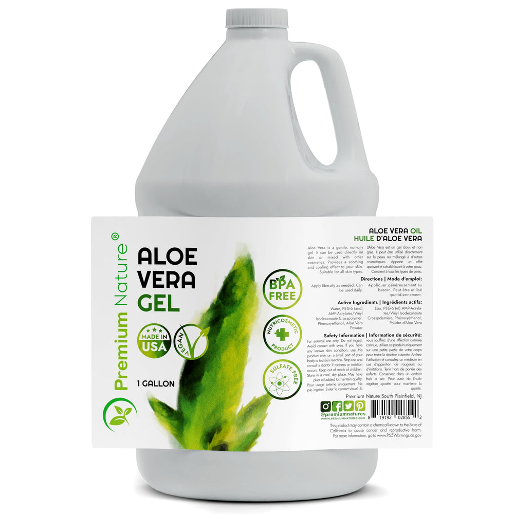 Premium Nature Gel Aloe Applique Main Peau – absorption rapide.