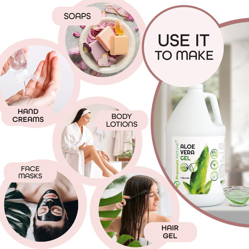 Premium Nature Gel Aloe Emballage Professionnel Bulk – grand format.