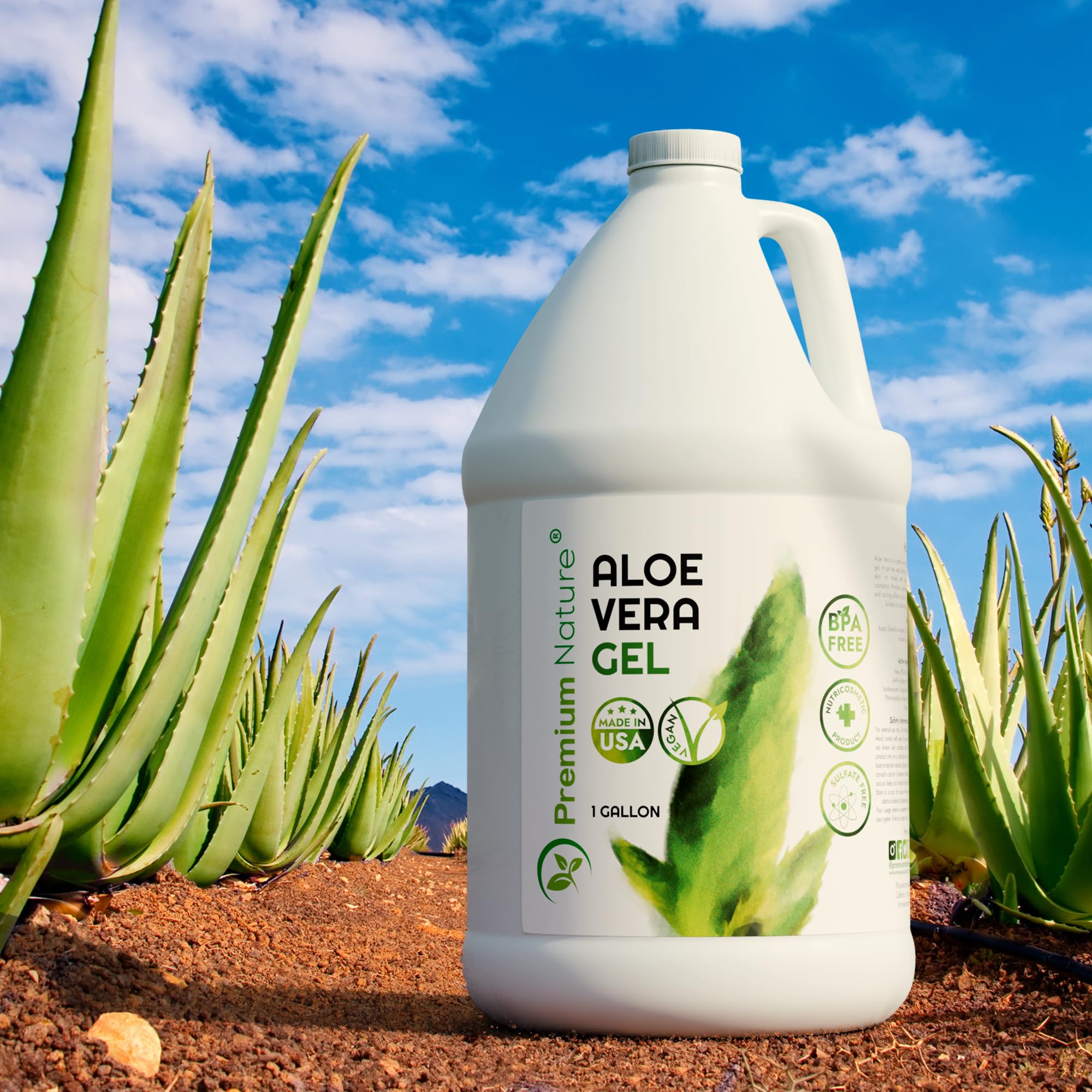 Premium Nature Gel Aloe Sans Tests Sur Animaux – non testé sur les animaux.