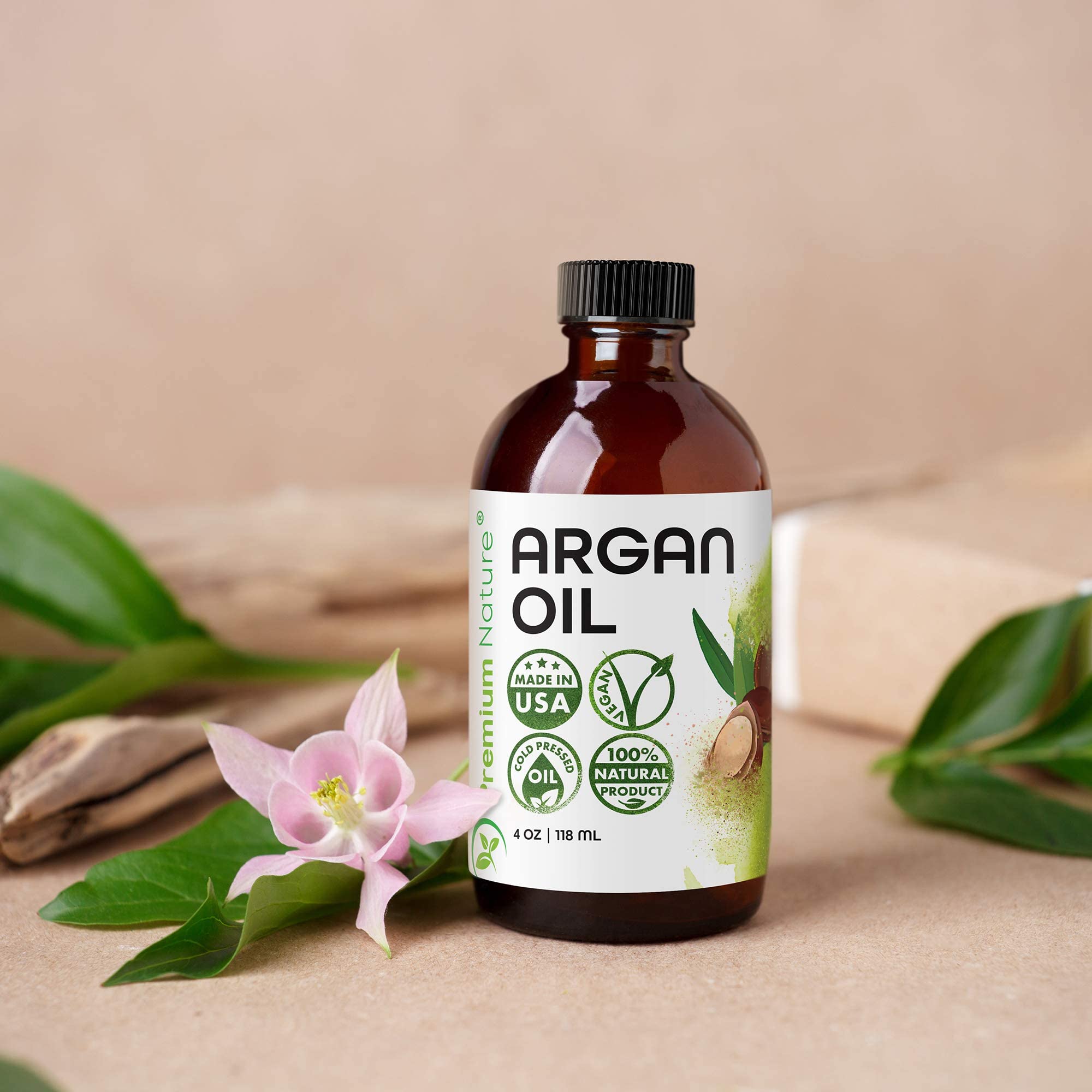 Premium Nature Huile d’Argan densité et apparence des cheveux.