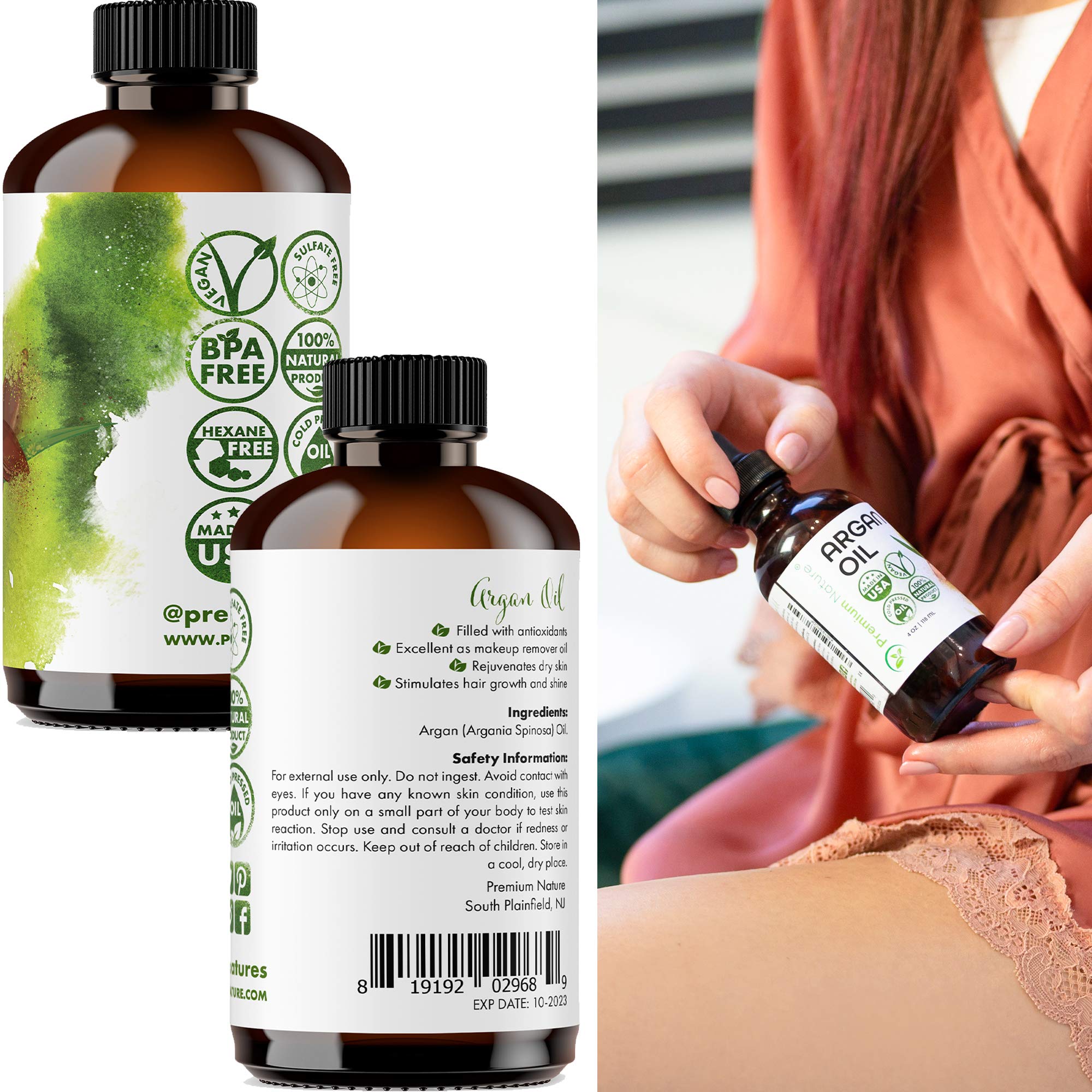 Premium Nature Huile d’Argan origine marocaine pure.