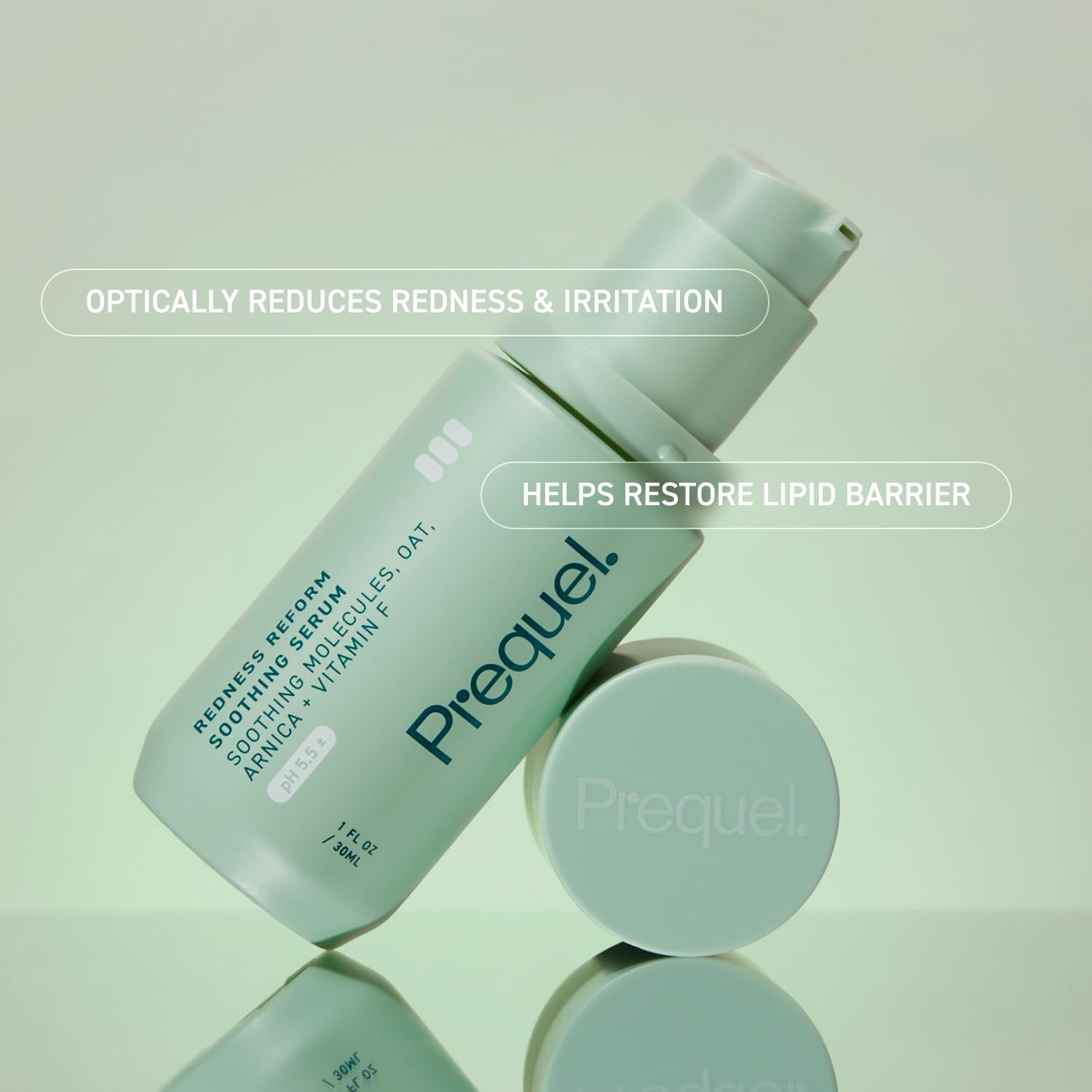 Prequel Skin Redness Reform réduction potentielle des rougeurs visibles le matin