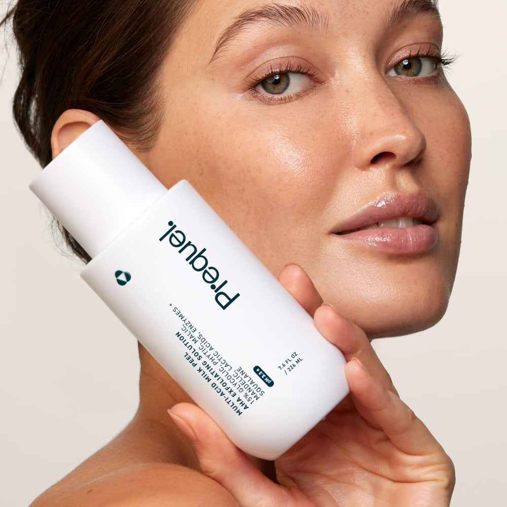 Capuchon du Prequel Skin Multi-Acid Milk Peel, dosage contrôlé et précis.