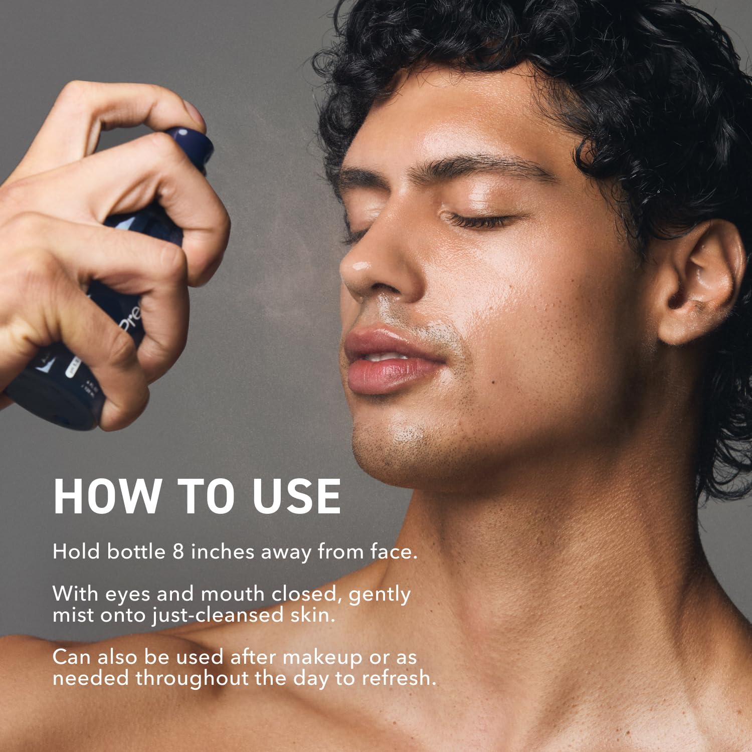 Mist used under makeup for prep and smooth application