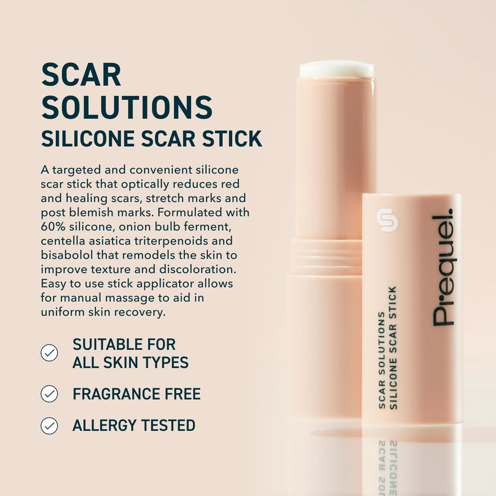 Prequel Skin Scar Solutions extrait de Centella: apaise et soutient l'épiderme